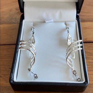 Silver earrings